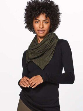 Lululemon Vinyasa Scarf (Rulu) Heathered Utilitarian Green